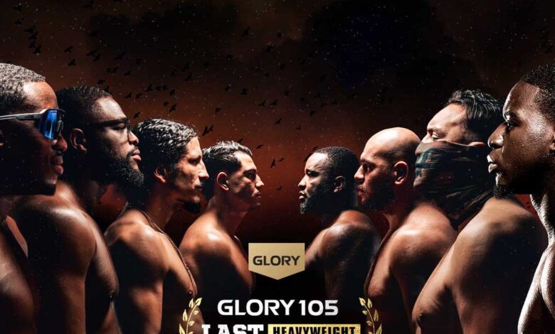 نزالات المغاربة في GLORY 105، التوقيت والقنوات الناقلة