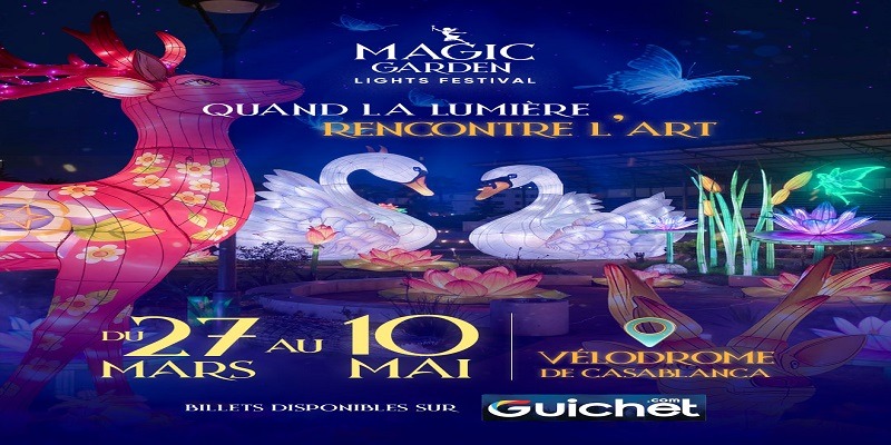 الدارالبيضاء تحتضن مهرجان "Magic Garden Light" بفيلودروم أنفا