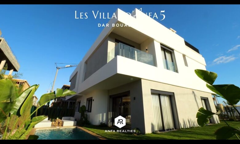 "أنفا ريالتيز" تطلق المرحلة الخامسة من "فيلات أنفا" بدار بوعزة
