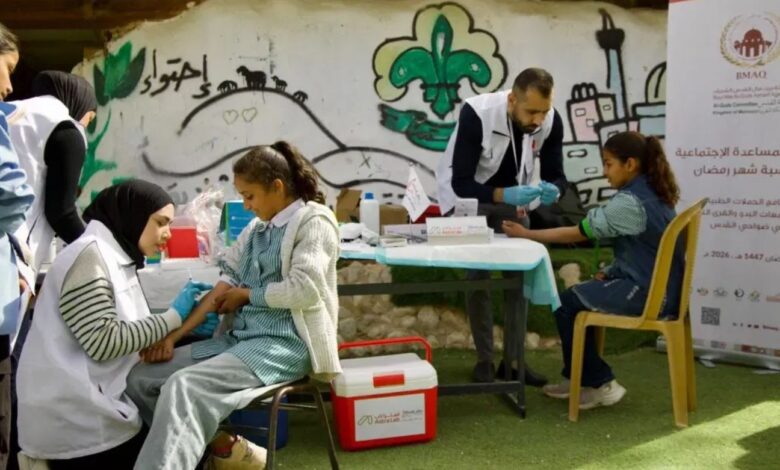 وكالة بيت مال القدس تنظم حملات طبية بضواحي المدينة المقدسة