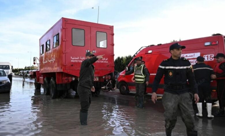 مواصلة مواجهة الاضطرابات الجوية بالقصر الكبير