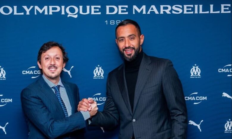 بن عطية يستمر كمدير رياضي لإنقاذ مارسيليا من الأزمة