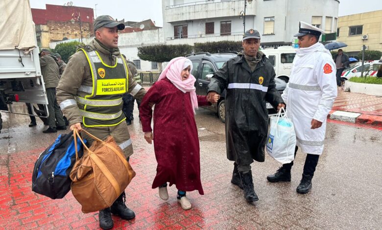 عودة سكان القصر الكبير إلى منازلهم