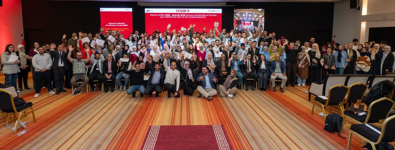 برنامج CESAR II يختتم بتكوين 6200 شاب في مهن الماء والتطهير