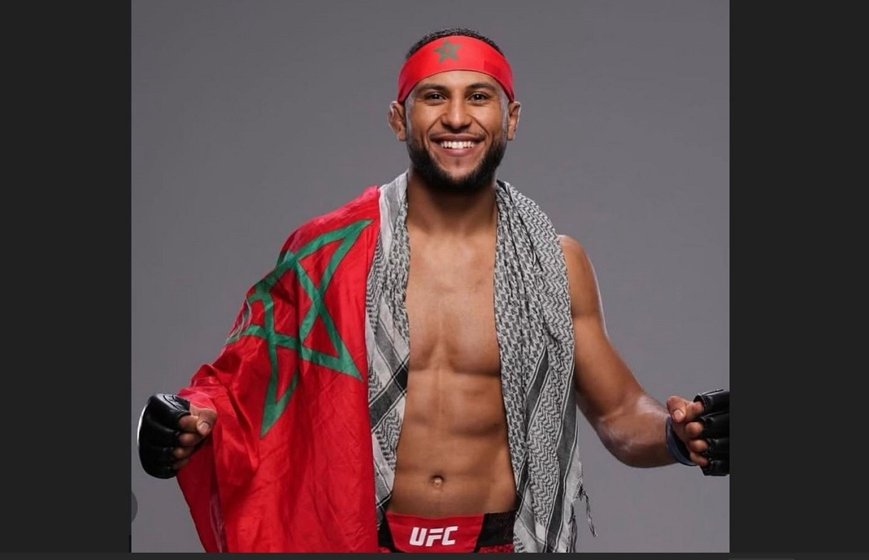 يوسف زلال أول مغربي يتصدر الحدث الرئيسي في UFC بلاس فيغاس