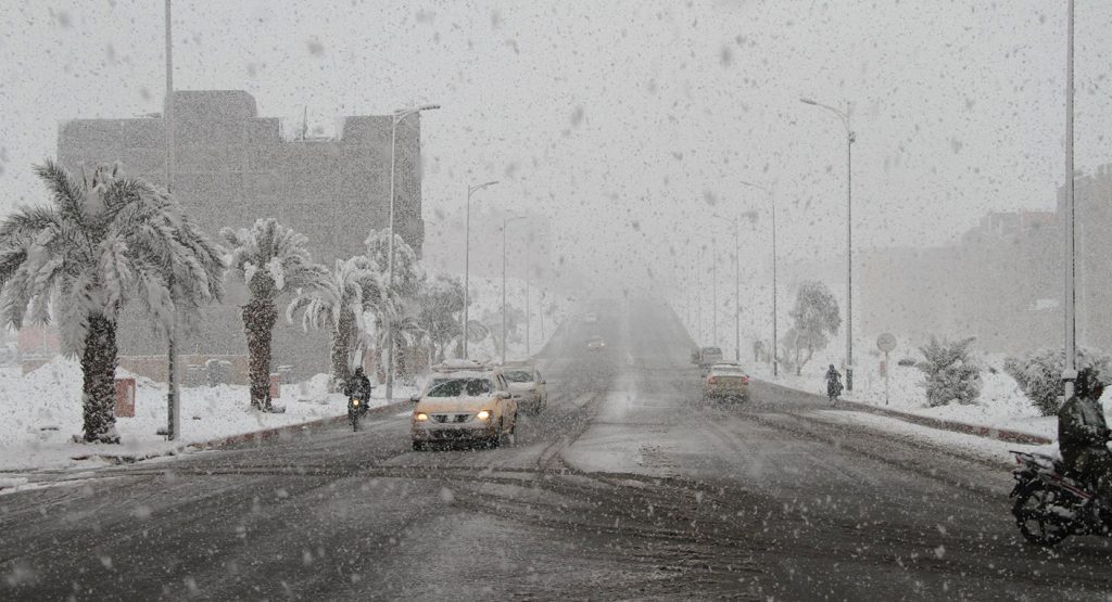 ثلوج وأمطار رعدية اليوم الجمعة والسبت بالمغرب