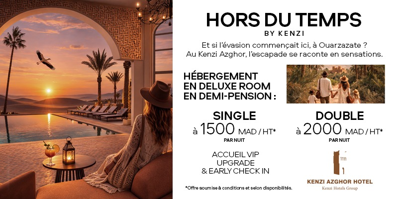 فندق "كنزي أزغور" يقدم عرضاً خاصاً لاكتشاف أجواء الجنوب المغربي