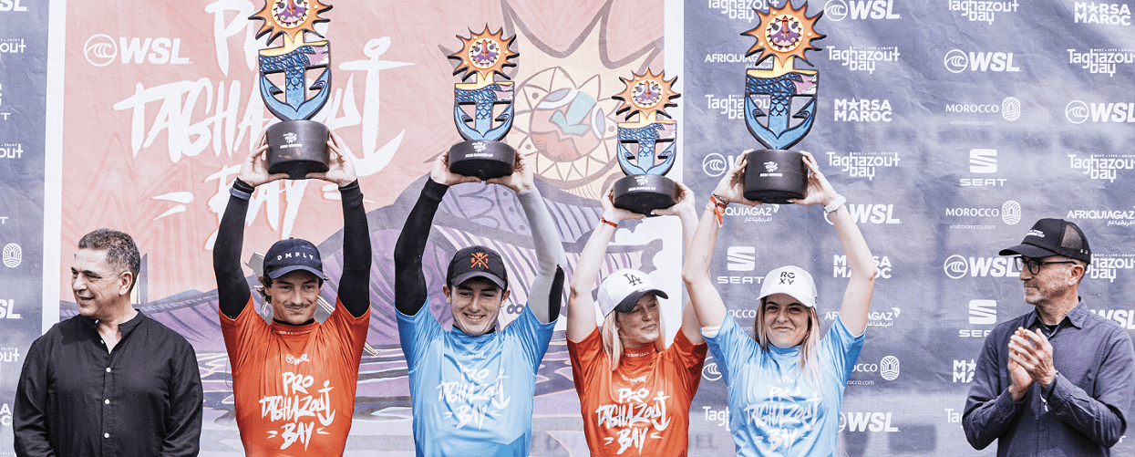 "تغازوت باي" تحتضن تتويج نجوم السورف الأوروبي
