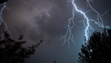 الأرصاد الجوية تحذر من رياح قوية وأمطار رعدية