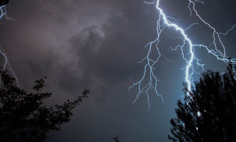 الأرصاد الجوية تحذر من رياح قوية وأمطار رعدية