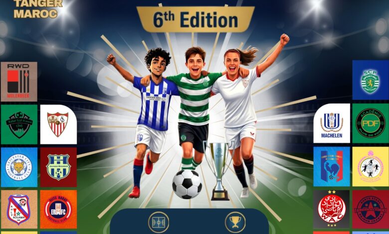 مشاركة شبابية دولية في النسخة السادسة من كأس طنجة الدولي