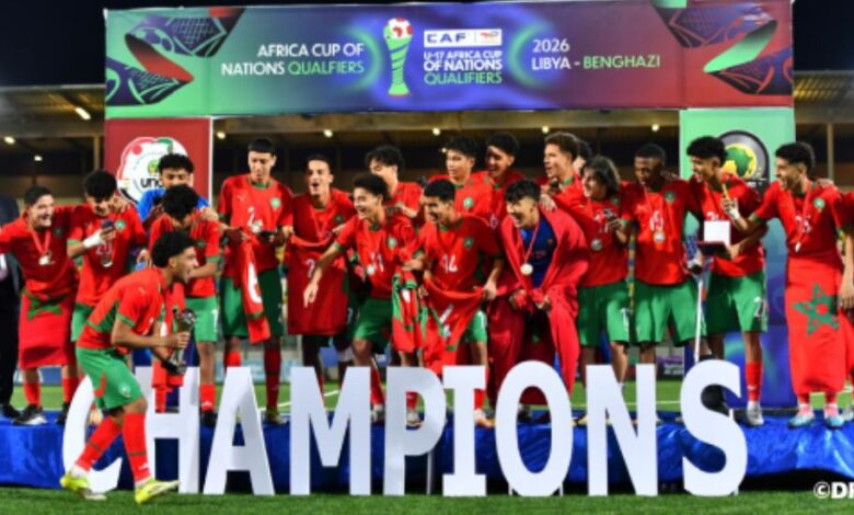 تتويج المنتخب المغربي لأقل من 17 سنة ببطولة شمال إفريقيا