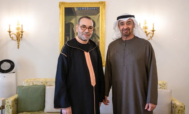 جلالة الملك محمد السادس يستقبل رئيس دولة الإمارات بالرباط