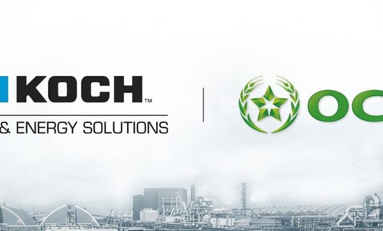 شراكة بين OCP Nutricrops وKoch ترفع قدرات إنتاج أسمدة الفوسفاط