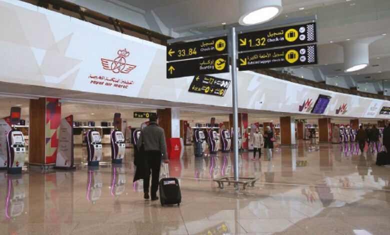 22.28 مليون مسافر يعبرون المطارات المغربية منذ بداية 2026