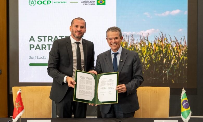 شراكة جديدة بين OCP Nutricrops والبرازيل لتأمين إمدادات الأسمدة