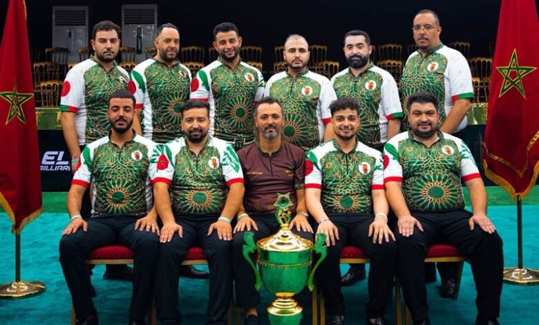 تتويج المغرب بطلاً للعالم في البلياردو بمراكش