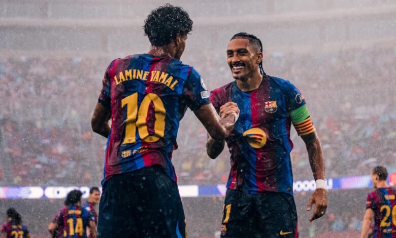 برشلونة يكتسح فاينورد في افتتاح دوري أبطال أوروبا